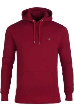 GANT Regular Fit Sweatjacke Mit Kapuze Plum