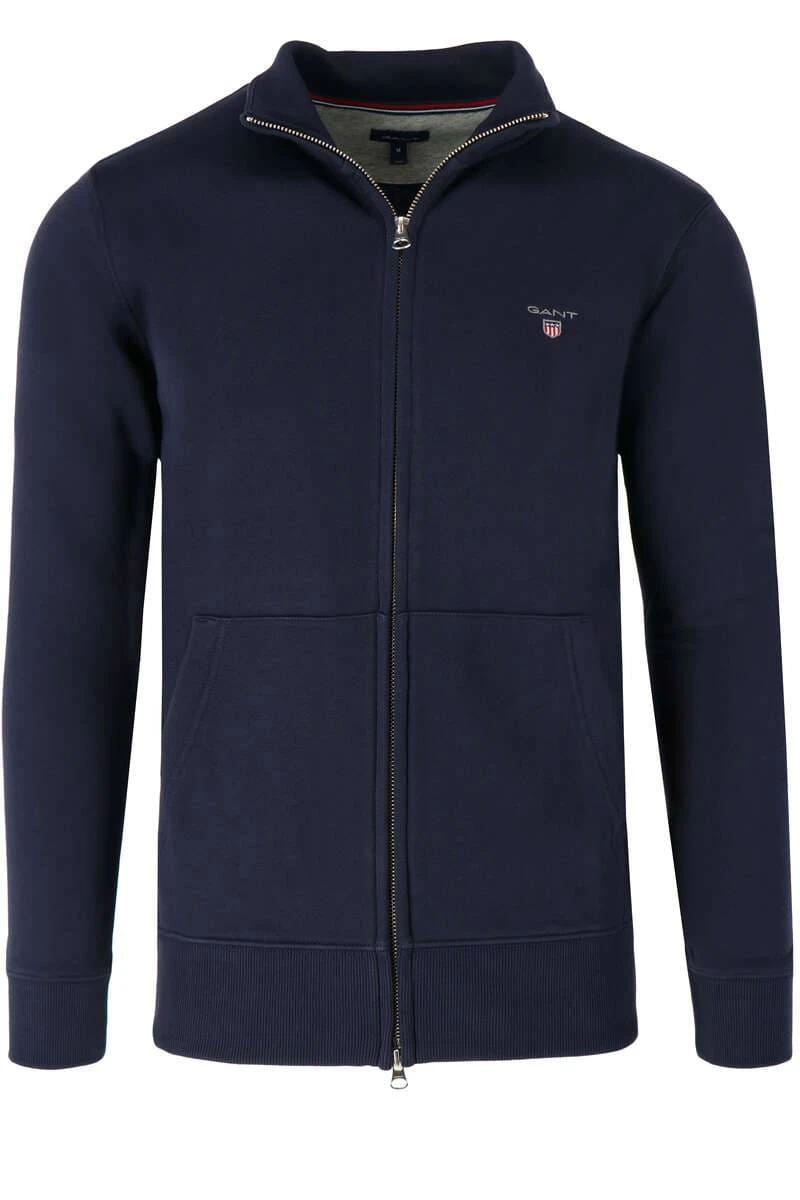 GANT Regular FitCardiganZip Nachtblau 3 GANT Regular FitCardiganZip Nachtblau
