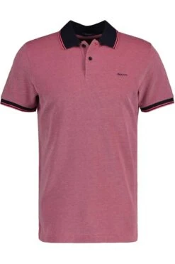 GANT Regular Fit Poloshirt Pink, Einfarbig