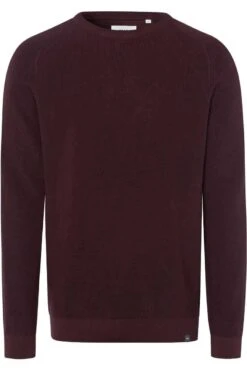 Brax Modern Fit Herren Pullover Rundhals Dunkelrot