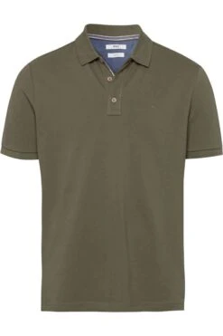 Brax Hi-FLEX Modern Fit Poloshirt Grün, Einfarbig