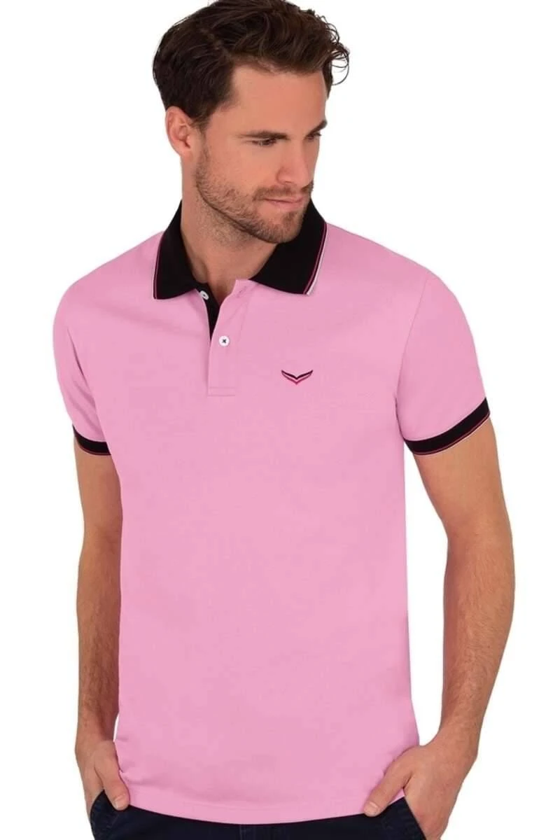 TRIGEMA Slim Fit Poloshirt Candy, Einfarbig 3 TRIGEMA Slim Fit Poloshirt Candy, Einfarbig