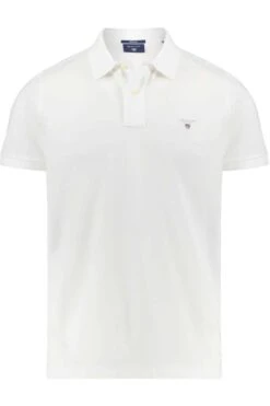 GANT Original Regular Fit Poloshirt Weiss, Einfarbig