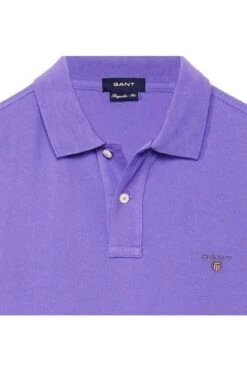 GANT Regular Fit Poloshirt Violett, Einfarbig -Pullover Geschäft 2201 526 1 800 1200x1200