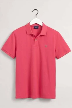 GANT Original Regular Fit Poloshirt Hellrot, Einfarbig