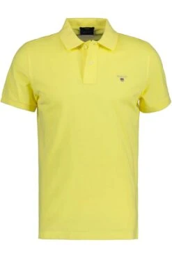 GANT Original Regular Fit Poloshirt Clear Yellow, Einfarbig