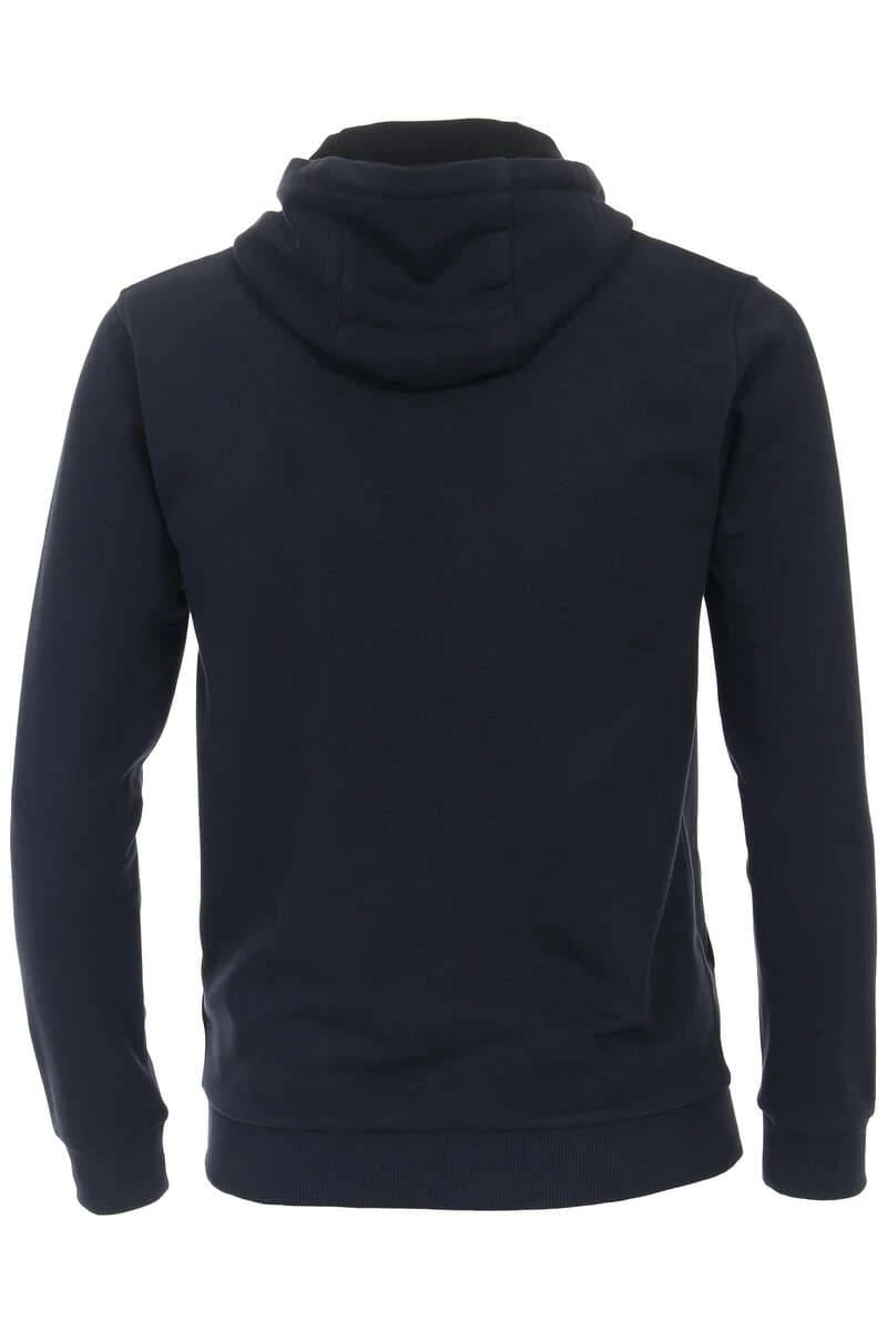 Redmond Casual Regular Fit Sweatjacke Mit KapuzeZip Blau 6 Redmond Casual Regular Fit Sweatjacke Mit KapuzeZip Blau – Bild 4