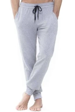 Mey Enjoy Regular Fit Jogginghose Hellgrau