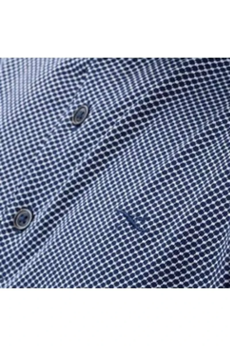 Brax Modern Fit Poloshirt Marine/weiss, Gemustert 5 Brax Modern Fit Poloshirt Marine/weiss, Gemustert – Bild 3