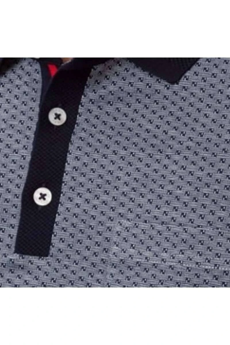 Brax Modern Fit Poloshirt Ocean, Gemustert 5 Brax Modern Fit Poloshirt Ocean, Gemustert – Bild 3