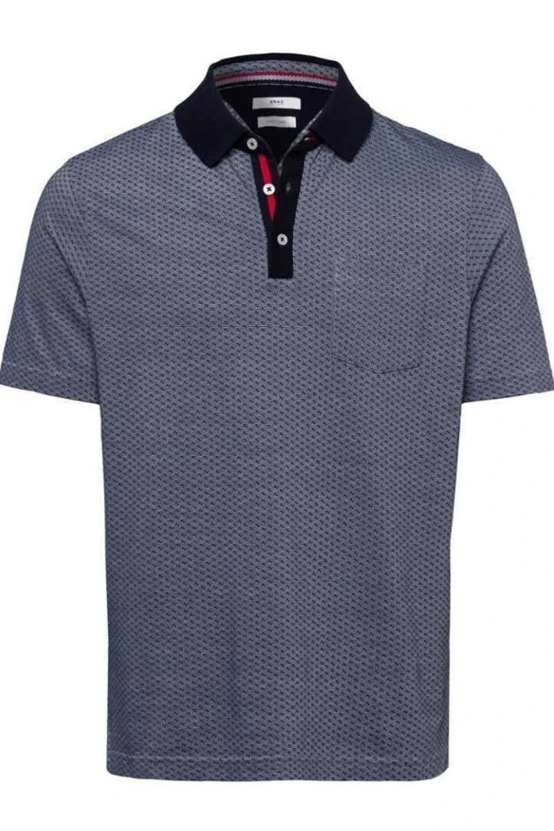 Brax Modern Fit Poloshirt Ocean, Gemustert 3 Brax Modern Fit Poloshirt Ocean, Gemustert