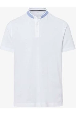 Brax Modern Fit Poloshirt Weiss, Einfarbig