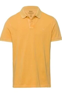 Brax Modern Fit Poloshirt Gelb, Einfarbig