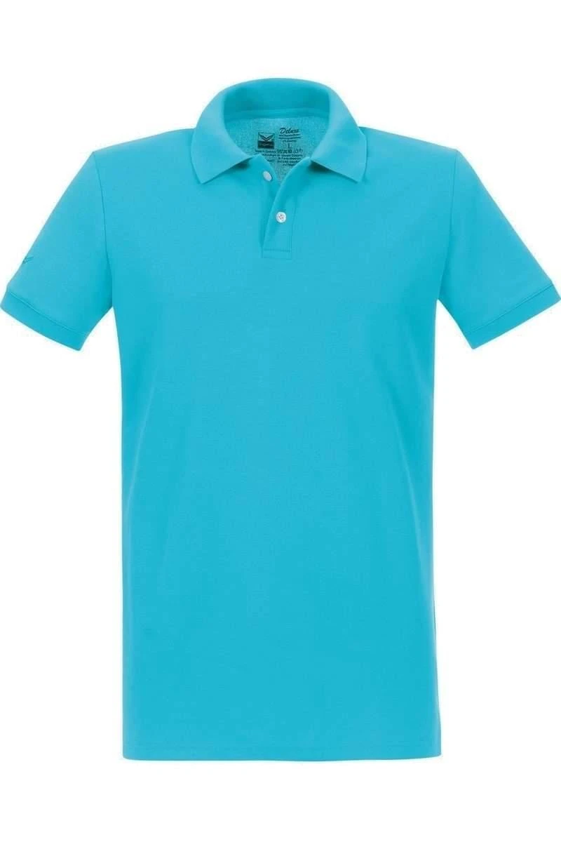 TRIGEMA Slim Fit Poloshirt Azur, Einfarbig 2 TRIGEMA Slim Fit Poloshirt Azur, Einfarbig