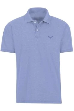 TRIGEMA Comfort Fit Poloshirt Lavendel, Meliert