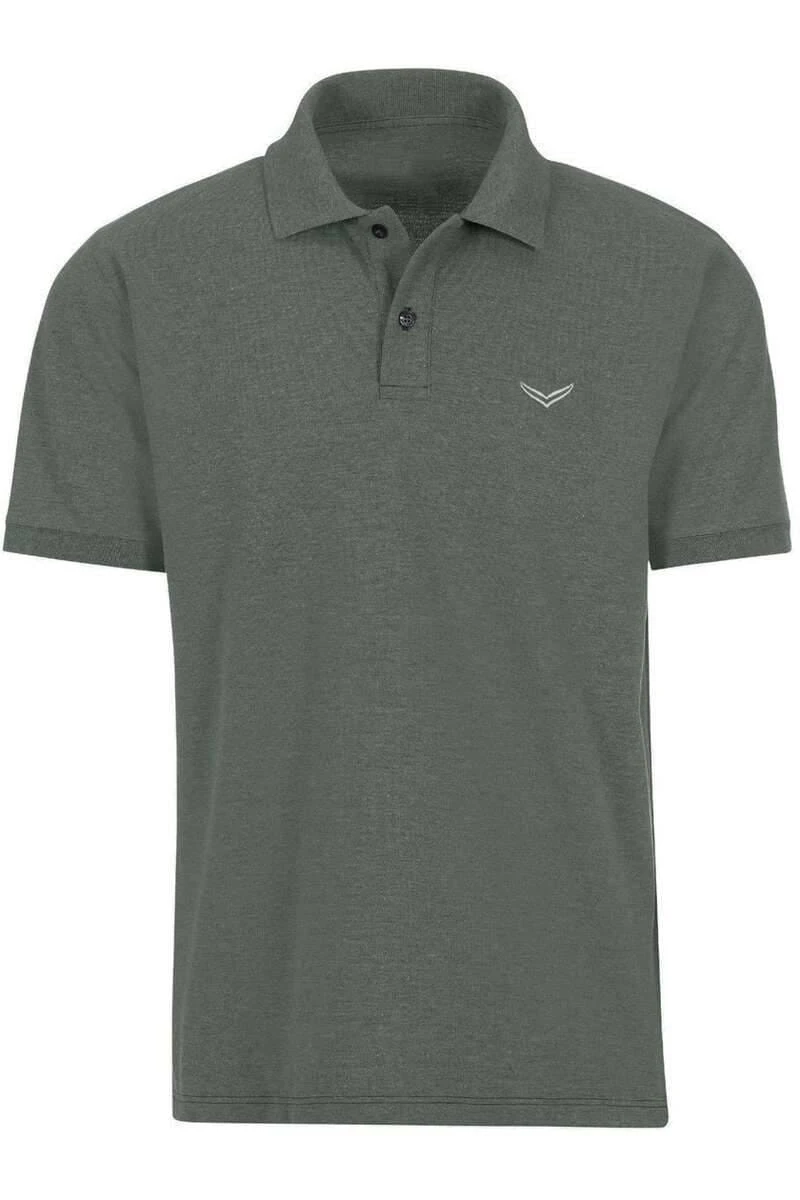 TRIGEMA Comfort Fit Poloshirt Oliv, Einfarbig 3 TRIGEMA Comfort Fit Poloshirt Oliv, Einfarbig