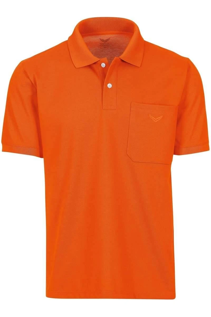TRIGEMA Comfort Fit Poloshirt Orange, Einfarbig 3 TRIGEMA Comfort Fit Poloshirt Orange, Einfarbig