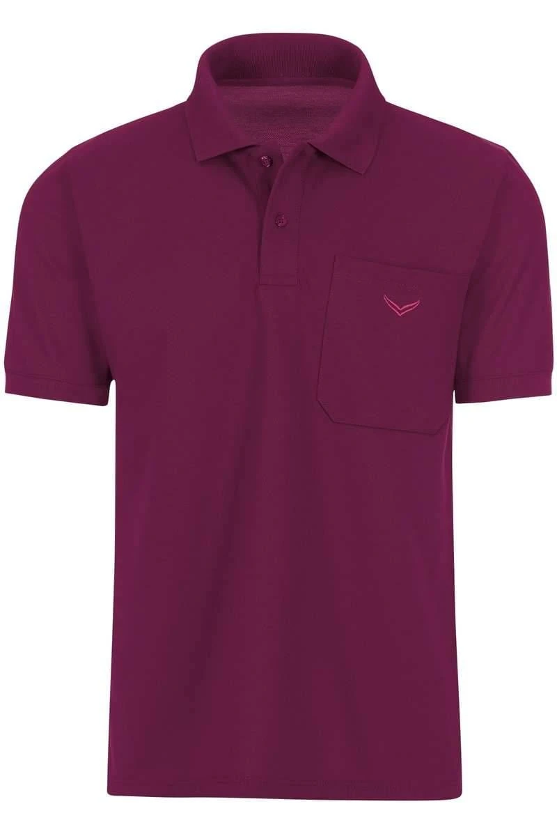 TRIGEMA Comfort Fit Poloshirt Violett, Einfarbig 3 TRIGEMA Comfort Fit Poloshirt Violett, Einfarbig