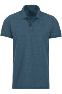 TRIGEMA Slim Fit Poloshirt Jeans, Melange