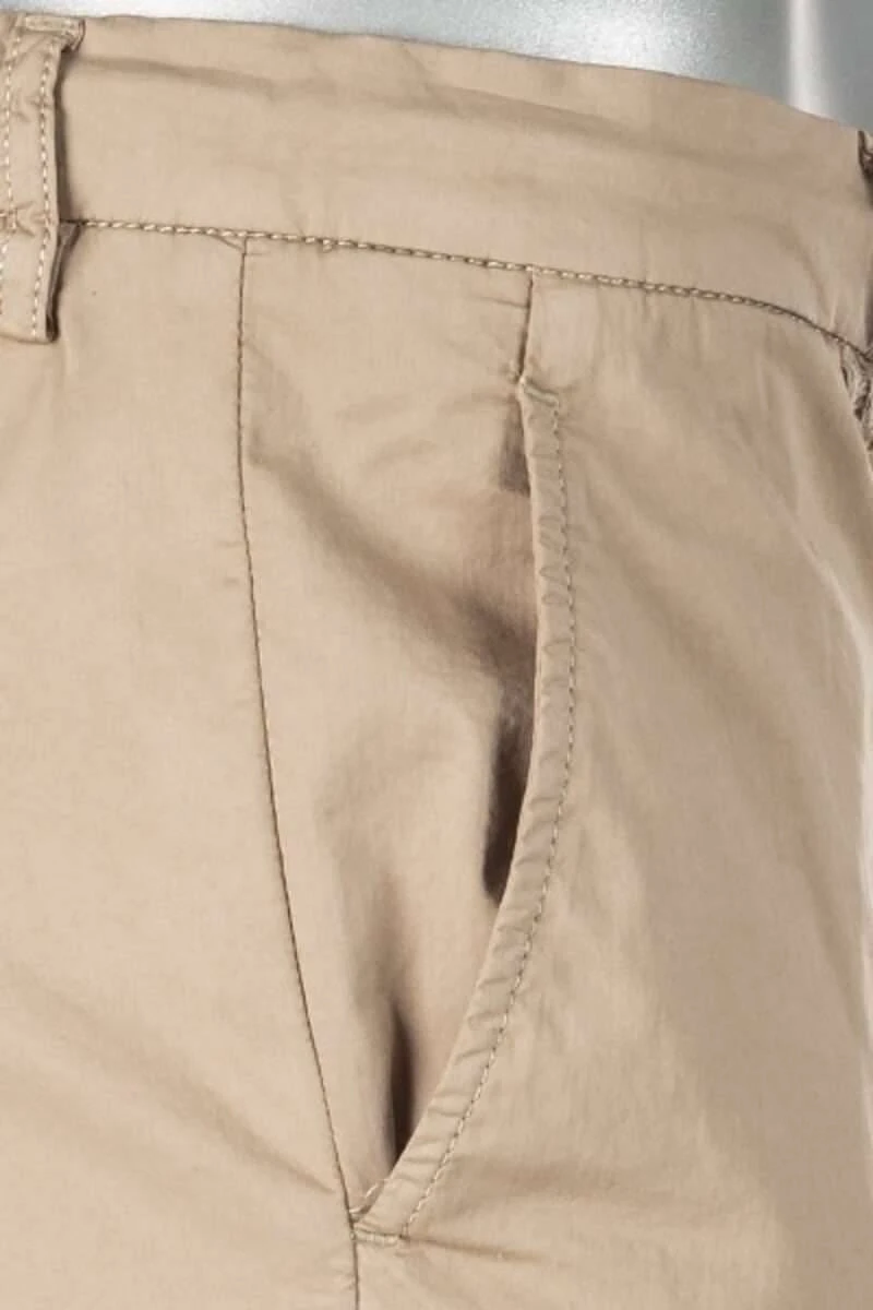 Alberto JUMP Slim Fit Herren Stoffhose Beige,Einfarbig 4 Alberto JUMP Slim Fit Herren Stoffhose Beige,Einfarbig – Bild 2