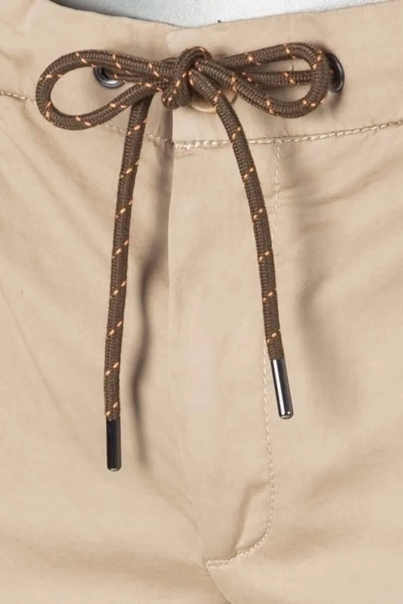 Alberto JUMP Slim Fit Herren Stoffhose Beige,Einfarbig 5 Alberto JUMP Slim Fit Herren Stoffhose Beige,Einfarbig – Bild 3