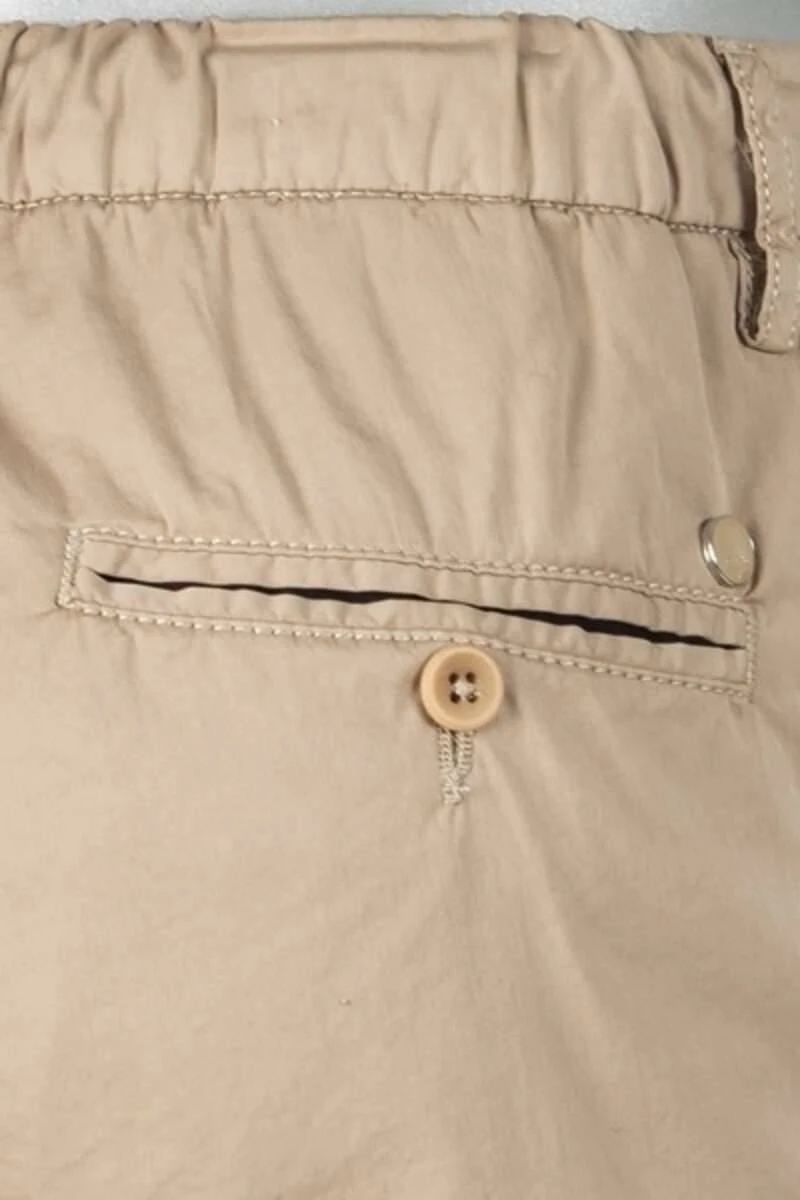 Alberto JUMP Slim Fit Herren Stoffhose Beige,Einfarbig 6 Alberto JUMP Slim Fit Herren Stoffhose Beige,Einfarbig – Bild 4