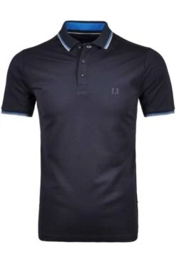RAGMAN Regular Fit Poloshirt Marine, Einfarbig