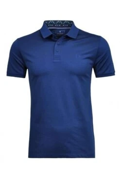 RAGMAN Regular Fit Poloshirt Tintenblau, Einfarbig