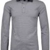 RAGMAN Regular Fit Poloshirt Anthrazit, Feinstreifen