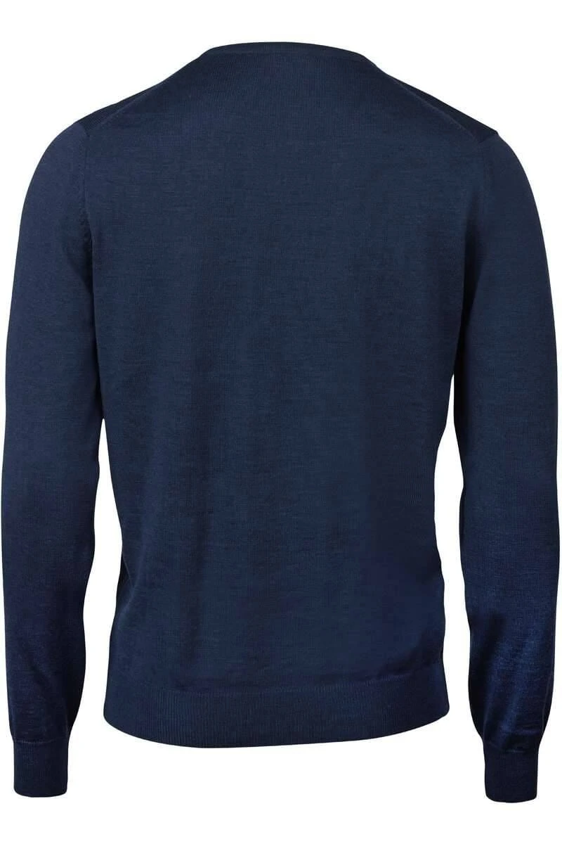 Stenströms Fitted Body Herren Pullover V-Ausschnitt Blau 6 Stenströms Fitted Body Herren Pullover V-Ausschnitt Blau – Bild 4