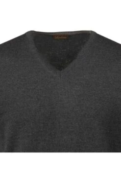 Stenströms Fitted Body Herren Pullover V-Ausschnitt Dunkelgrau -Pullover Geschäft 420091 1355 360 3 800 1200x1200