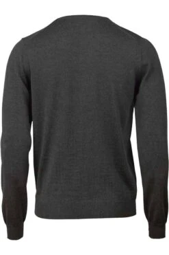 Stenströms Fitted Body Herren Pullover V-Ausschnitt Dunkelgrau -Pullover Geschäft 420091 1355 360 9 800 1200x1200