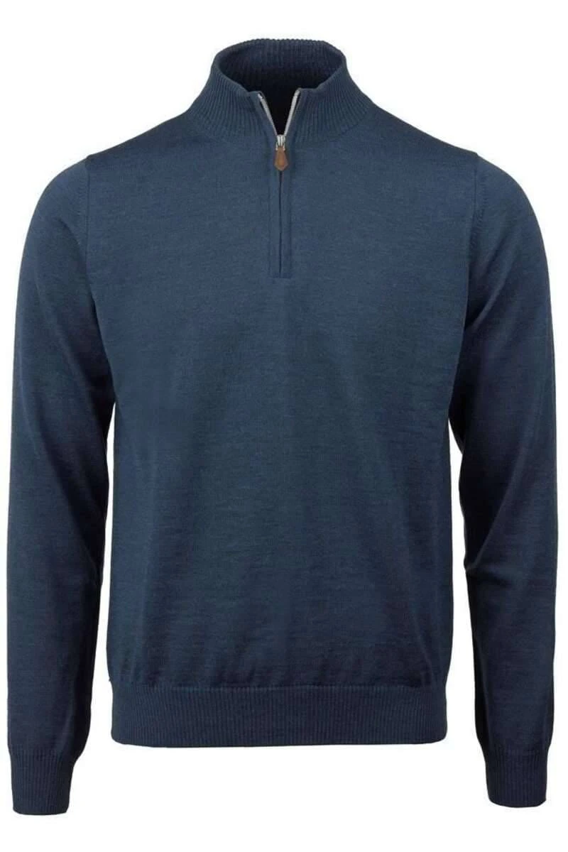 Stenströms Fitted BodyTroyerZip Navy 3 Stenströms Fitted BodyTroyerZip Navy