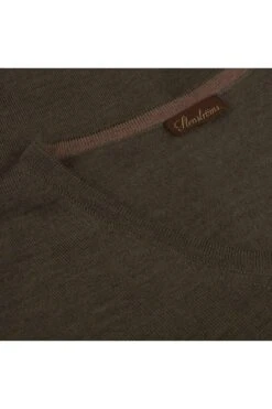 Stenströms Fitted Body Herren Pullover V-Ausschnitt Grün -Pullover Geschäft 422381 1355 438 2 800 1200x1200