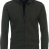 Casa Moda Casual Fit Herren Strickjacke Zip Grün