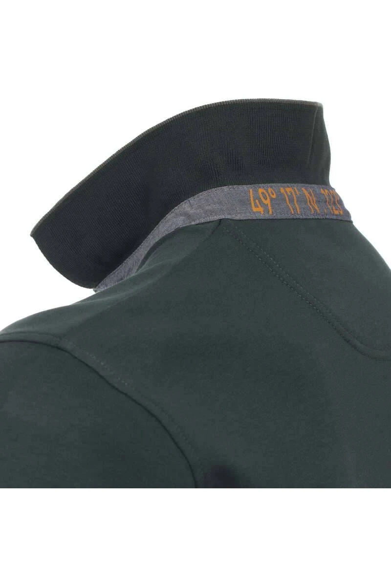 Casa Moda Casual Fit Longsleeve Poloshirt Grün, Einfarbig 6 Casa Moda Casual Fit Longsleeve Poloshirt Grün, Einfarbig – Bild 4