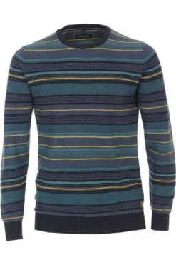 Casa Moda Casual Herren Pullover Rundhals Dunkelblau