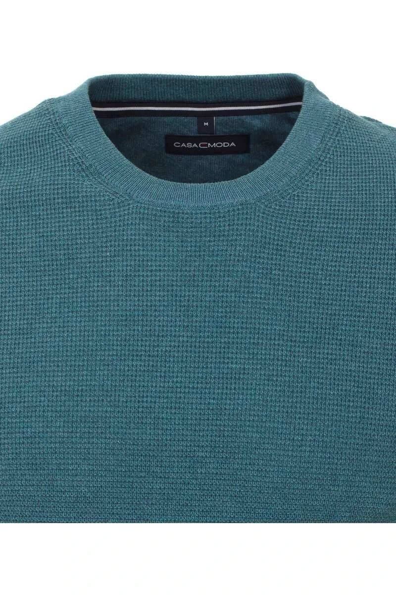 Casa Moda Casual Herren Pullover Rundhals Blau 4 Casa Moda Casual Herren Pullover Rundhals Blau – Bild 2