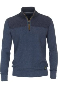 Casa Moda Casual TroyerZip Blau