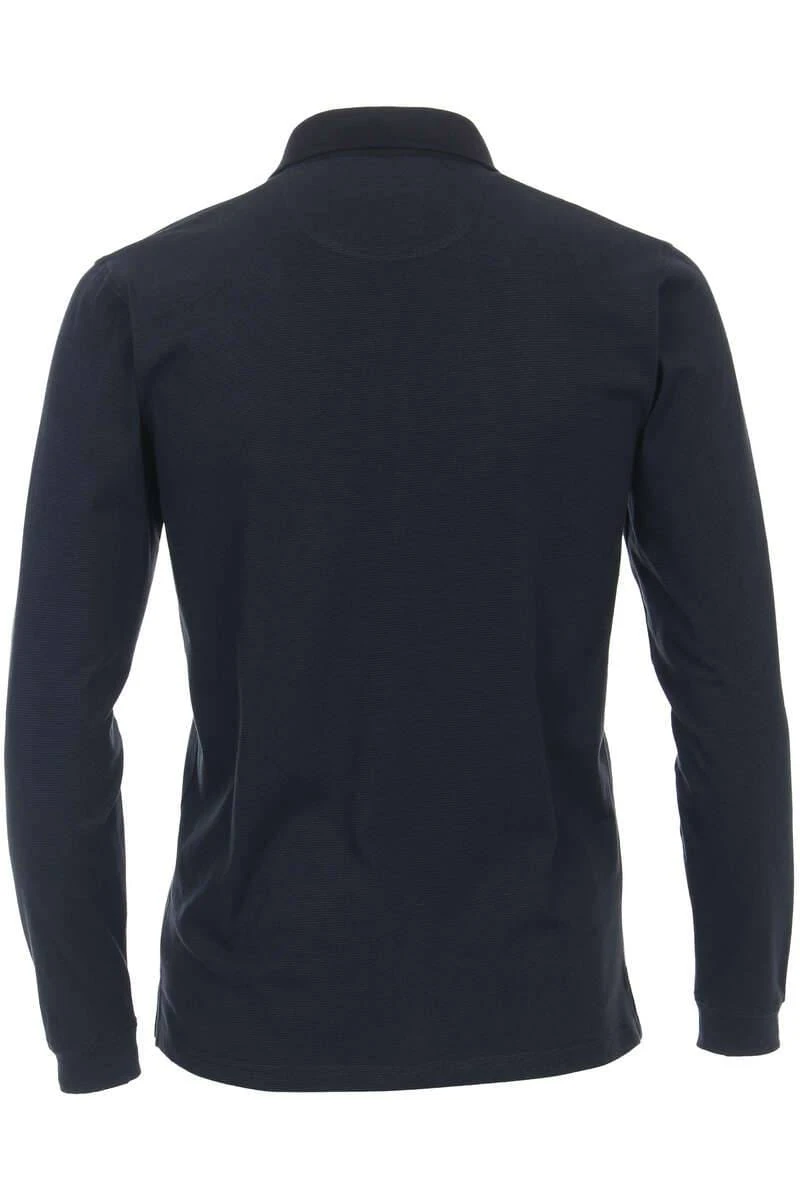 Casa Moda Casual Fit Poloshirt Dunkelblau, Einfarbig 6 Casa Moda Casual Fit Poloshirt Dunkelblau, Einfarbig – Bild 4