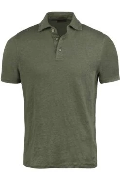 Stenströms Fitted Body Poloshirt Grün, Einfarbig