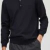 MAERZ Modern Fit Herren Pullover Polokragen Schwarz -Pullover Geschäft 470700 595 800 1200x1200