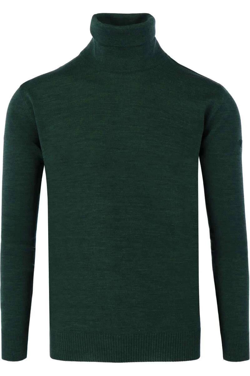 MAERZ Classic Fit Herren Rollkragenpullover Dunkelgrün 3 MAERZ Classic Fit Herren Rollkragenpullover Dunkelgrün