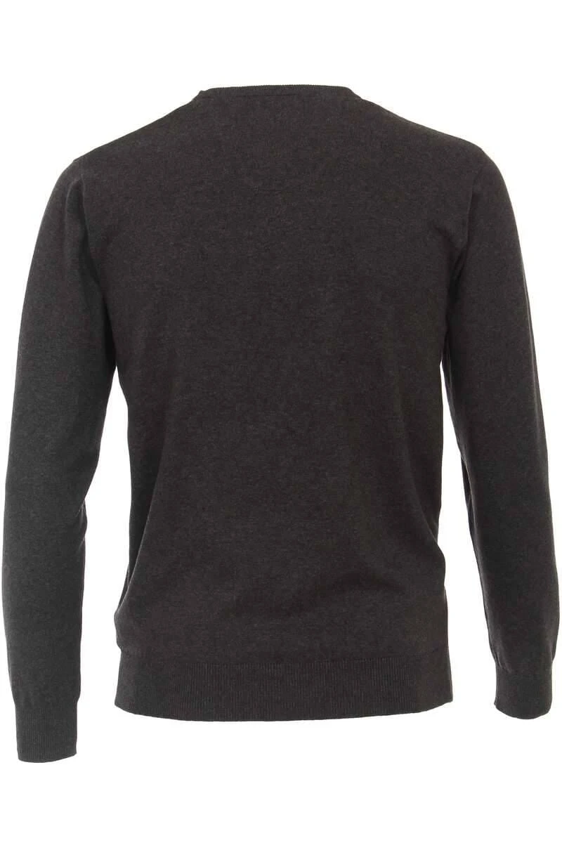 Redmond Regular Fit Herren Pullover Rundhals Anthrazit 5 Redmond Regular Fit Herren Pullover Rundhals Anthrazit – Bild 3