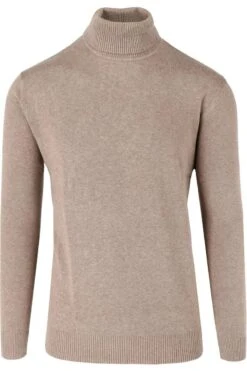 Redmond Regular Fit Herren Rollkragenpullover Braun