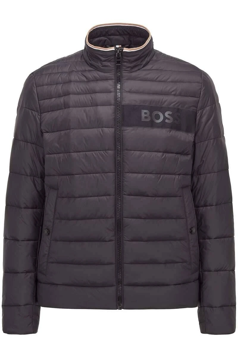 Hugo Boss BOSS Regular Fit Herren Steppjacke Schwarz 3 Hugo Boss BOSS Regular Fit Herren Steppjacke Schwarz