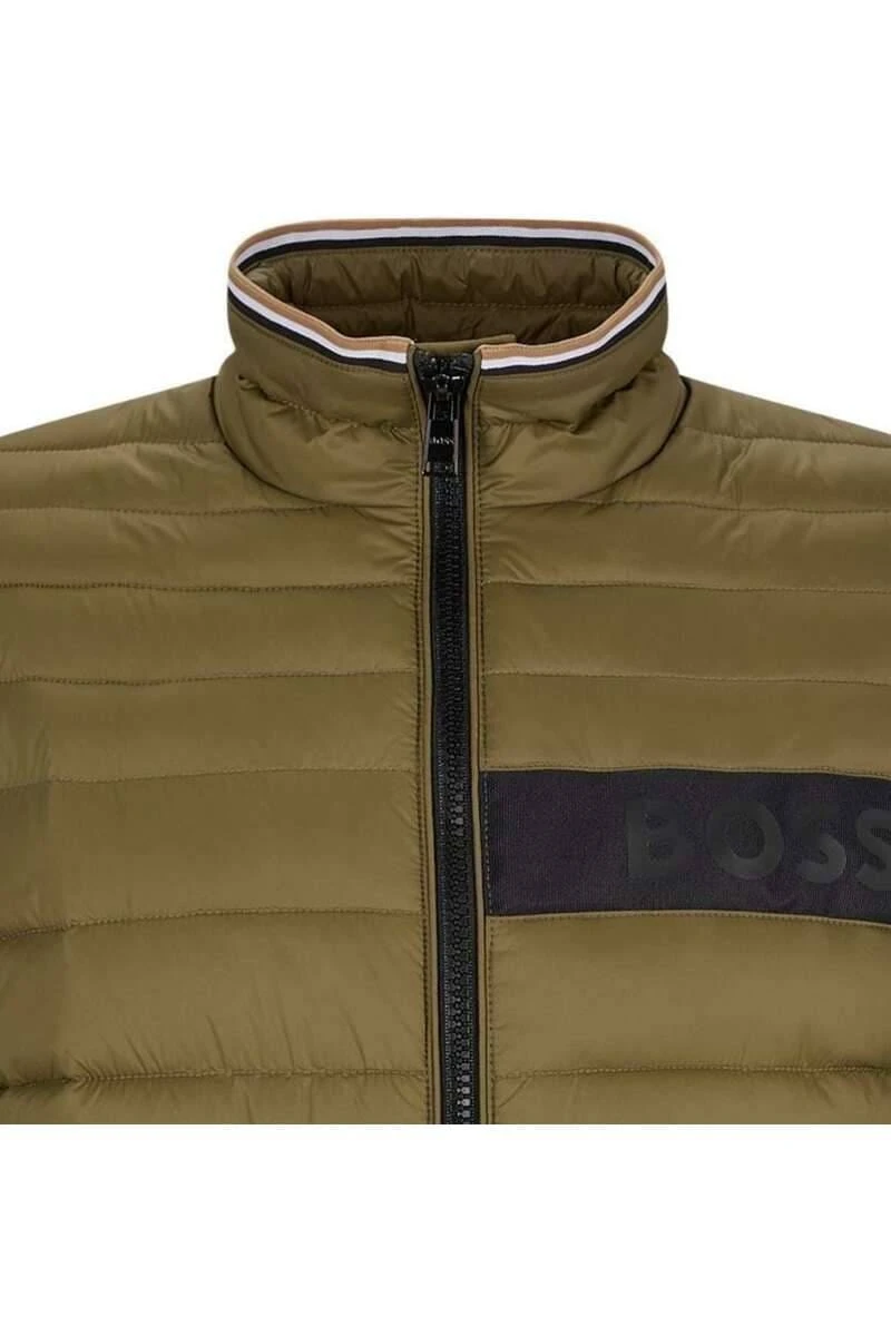 Hugo Boss BOSS Regular Fit Herren Steppjacke Grün 4 Hugo Boss BOSS Regular Fit Herren Steppjacke Grün – Bild 2