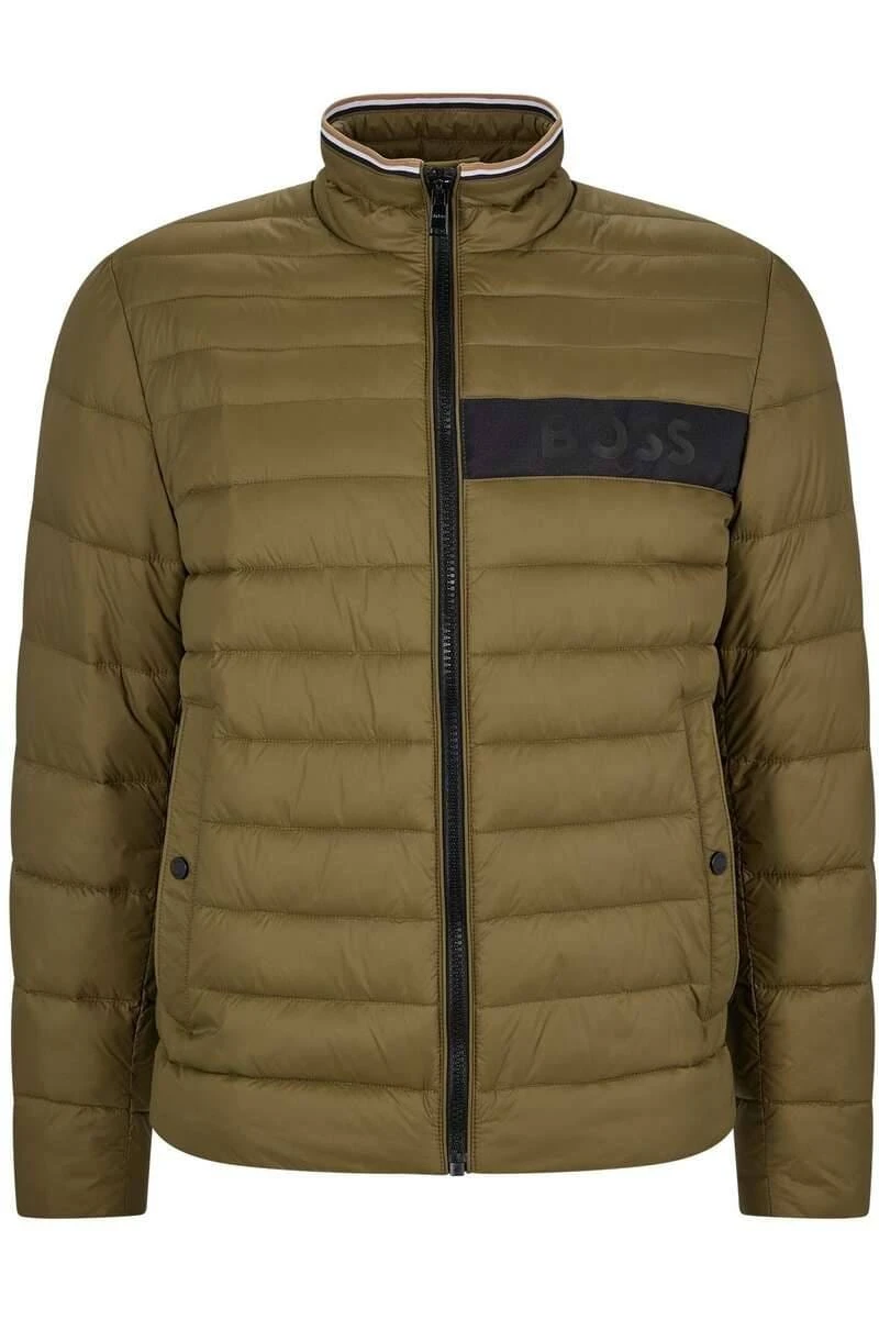 Hugo Boss BOSS Regular Fit Herren Steppjacke Grün 3 Hugo Boss BOSS Regular Fit Herren Steppjacke Grün