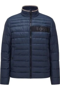 Hugo Boss BOSS Regular Fit Herren Steppjacke Dunkelblau