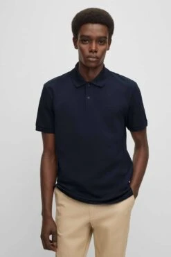 Hugo Boss BOSS Regular Fit Poloshirt Dunkelblau, Einfarbig -Pullover Geschäft 50468362 404 2 800 1200x1200